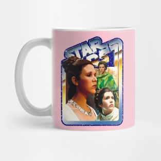 The Princess (blue starfield, chrome border) Mug